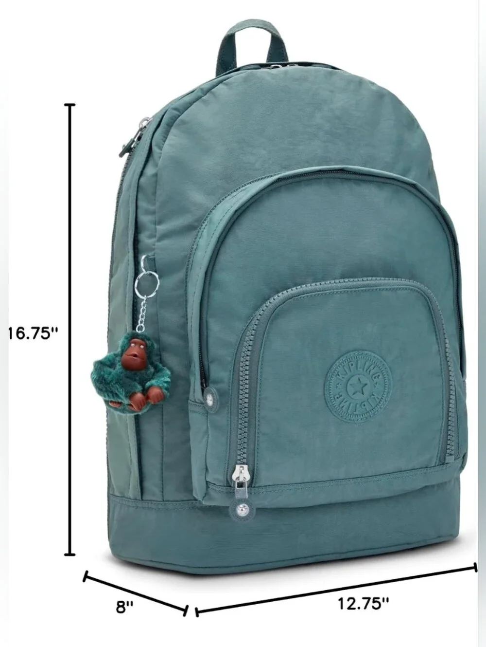 Kipling Harper Expanding Backpack / Light Aloe Tonal